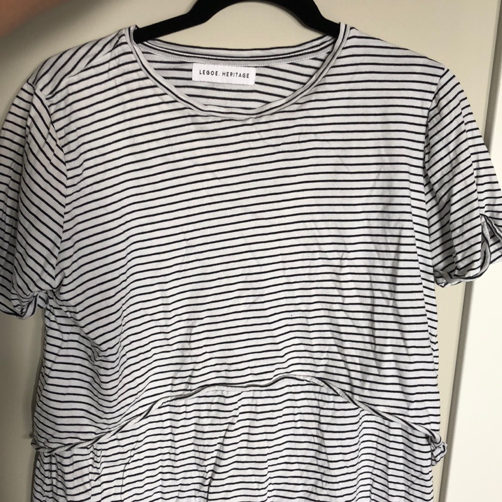 Legoe heritage maternity/nursing shirt.
